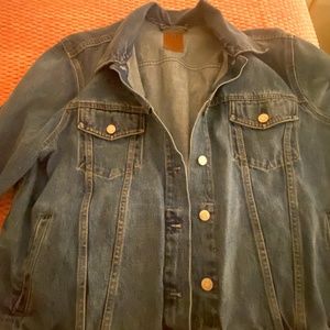 Gap Women's Dark Denim Jacket - XXL